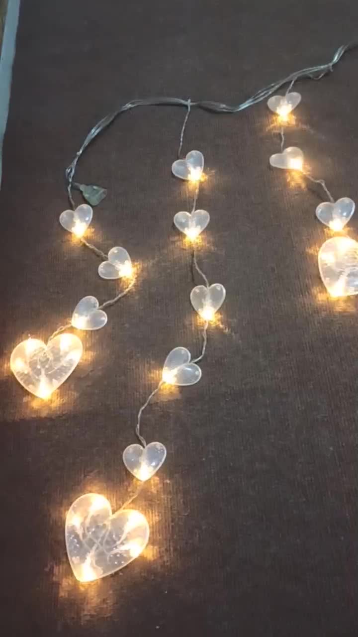 ریسه led قلبی آبشاری|ریسه و چراغ تزئینی|شاهین‌شهر, فردوسی|دیوار