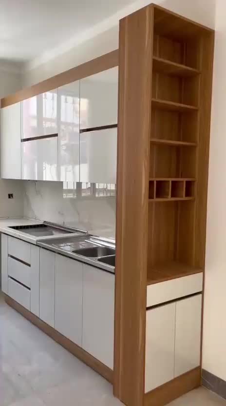 کابینت آماده بدنه فلزی در چوبی ۶ متری کامل|مصالح و تجهیزات ساختمان|ساوه, |دیوار