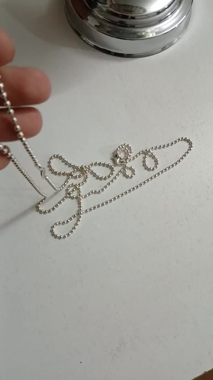 گردنبندهای نقره ساچمه ای|جواهرات|زنجان, |دیوار