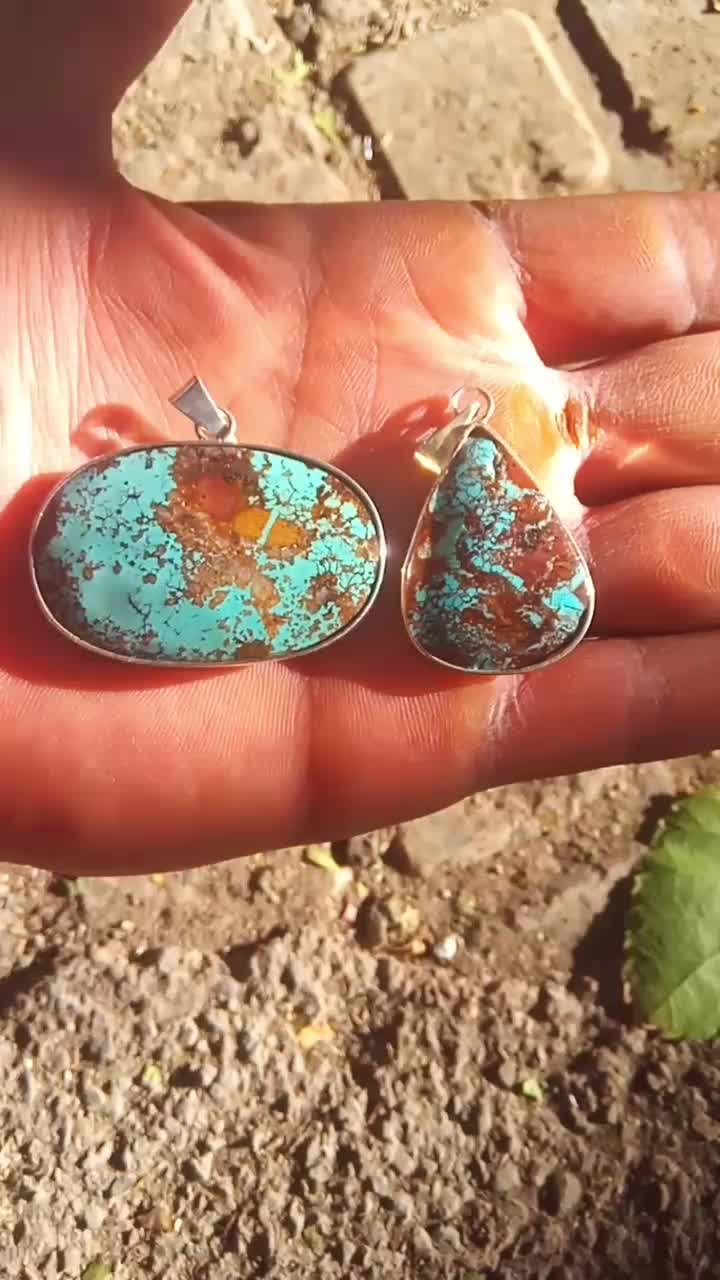 اویز نقره فیروزه نیشابور|جواهرات|رباطکریم, رباطکریم|دیوار