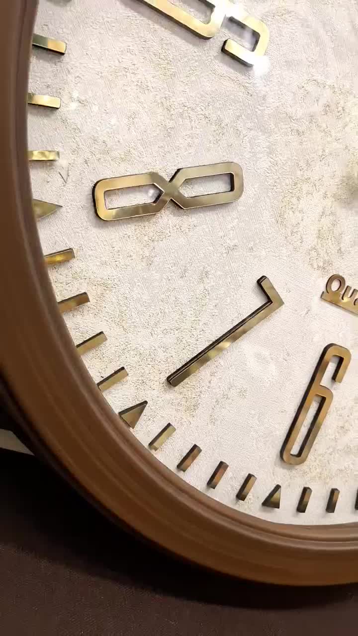 ساعت والار موتورارآم گرد بدون صدا باضمانت کتبی|ساعت دیواری و تزئینی|مشهد, مصلی (کارمندان اول)|دیوار