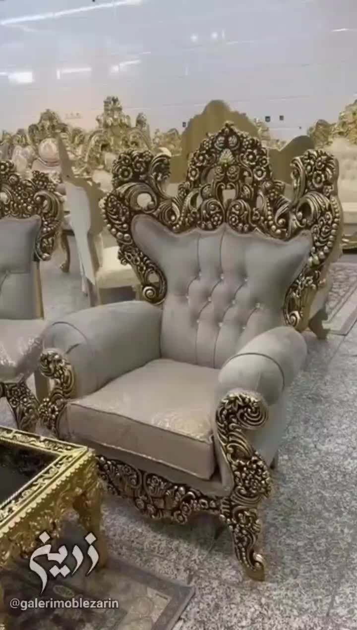 فروش مبل سلطنتی راحتی اقساطی ارسال رایگان|مبلمان خانگی و میز عسلی|اصفهان, نقش جهان|دیوار