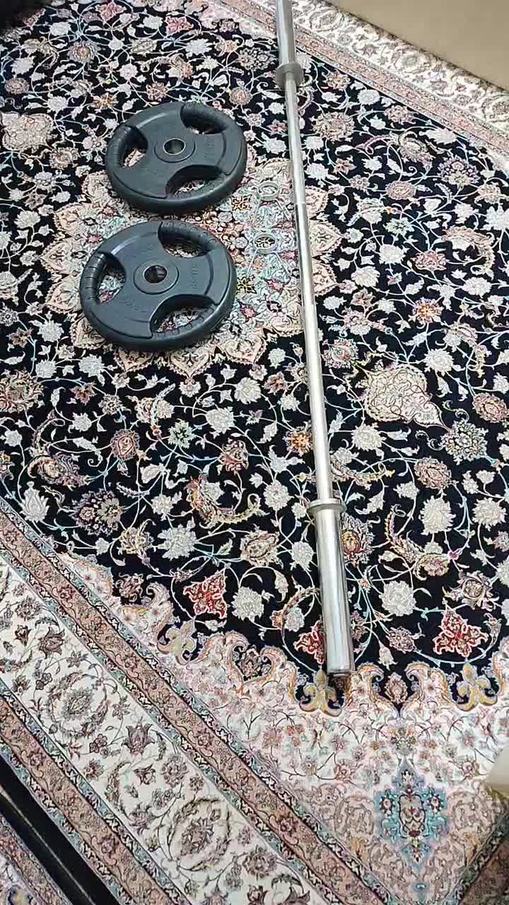 هالتر ۱۸۰سانت باشگاهی/وزنه ی ۱۵ کیلویی مدل فرمانی|تجهیزات ورزشی|مهاباد (آذربایجان غربی), |دیوار