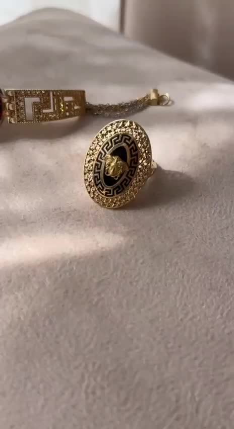 ست دستبند وانگشتر ورساچه|جواهرات|ایلام, |دیوار