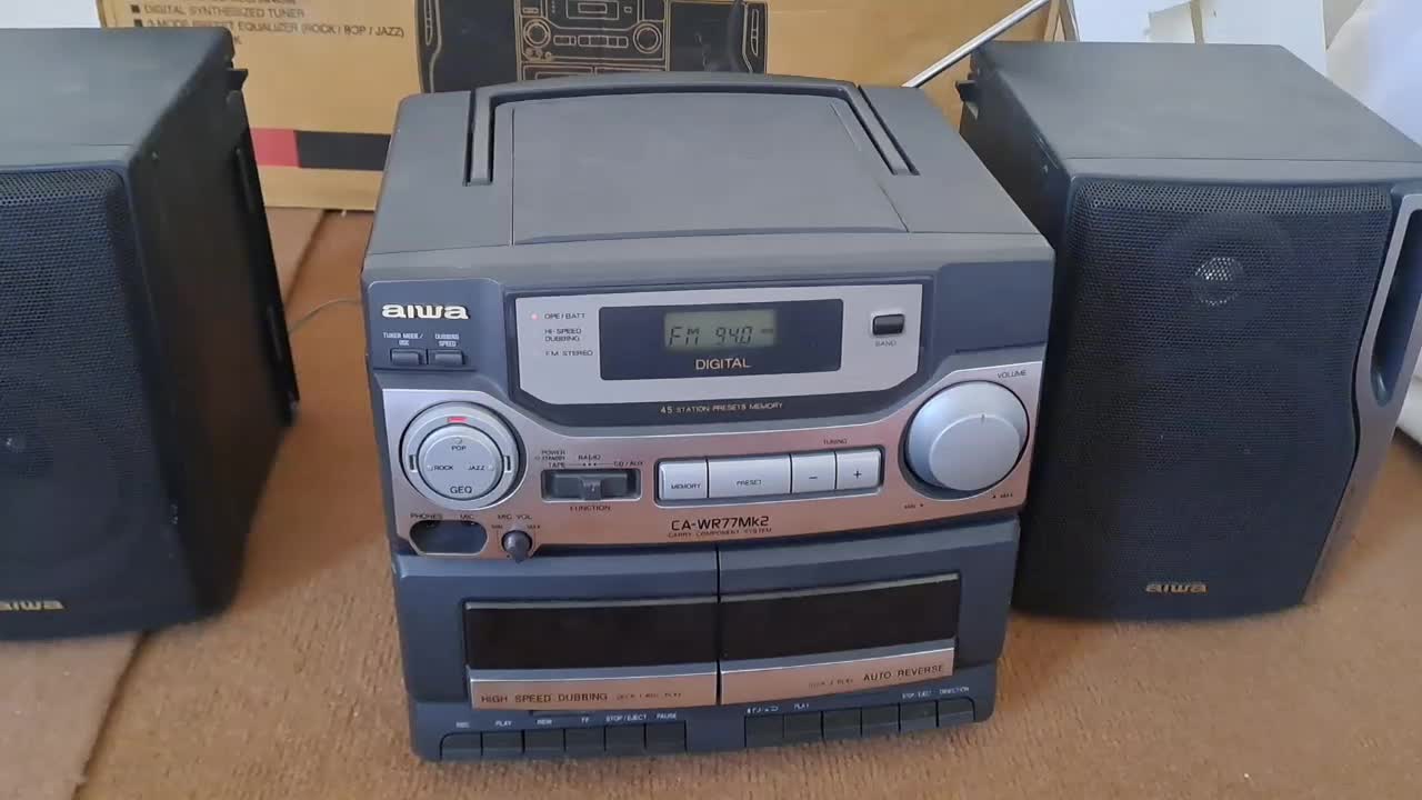 رادیو ضبط ایوا ژاپن|سیستم صوتی خانگی|فردوس (خراسان), |دیوار