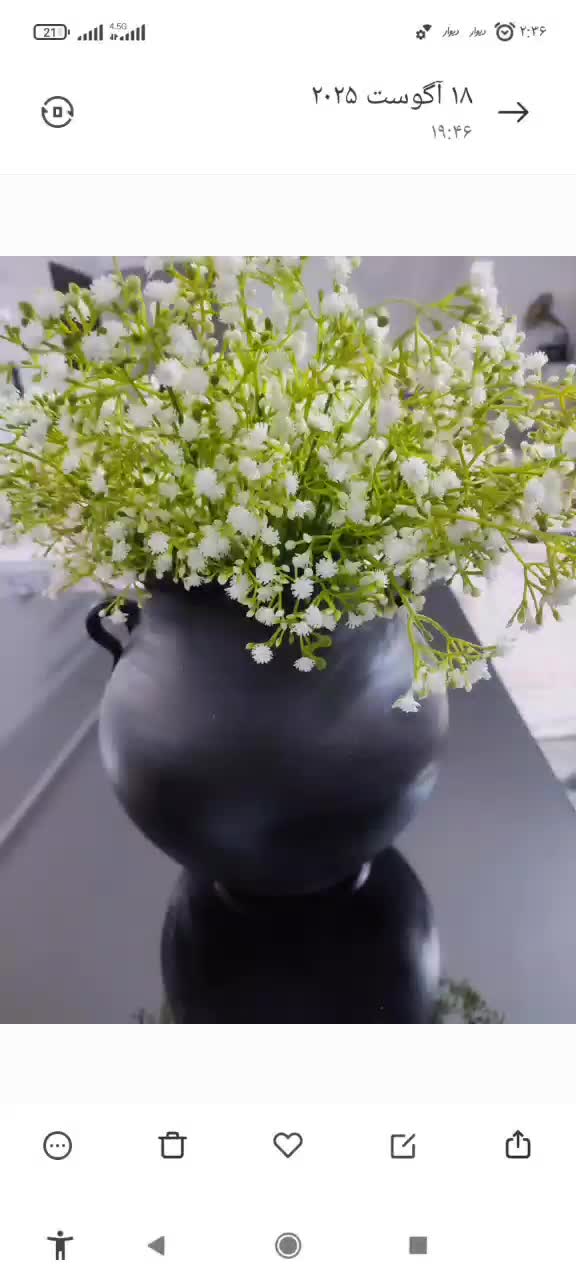 گل عروس مصنویی|گل مصنوعی|بروجرد, |دیوار