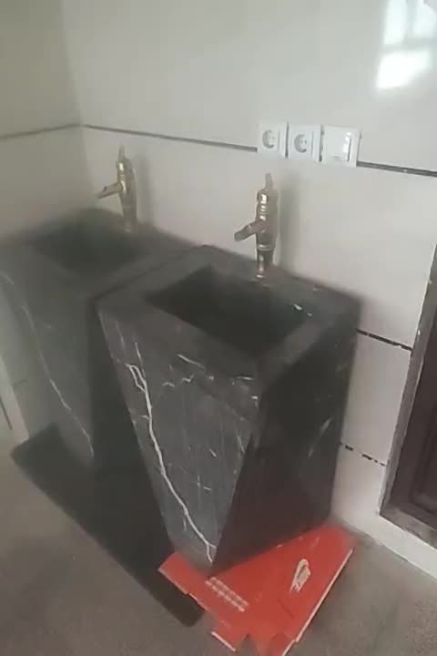 روشویی سنگی سرویس گرانیت سیاه|لوازم سرویس بهداشتی|اسلامشهر, شهرک مهدیه|دیوار