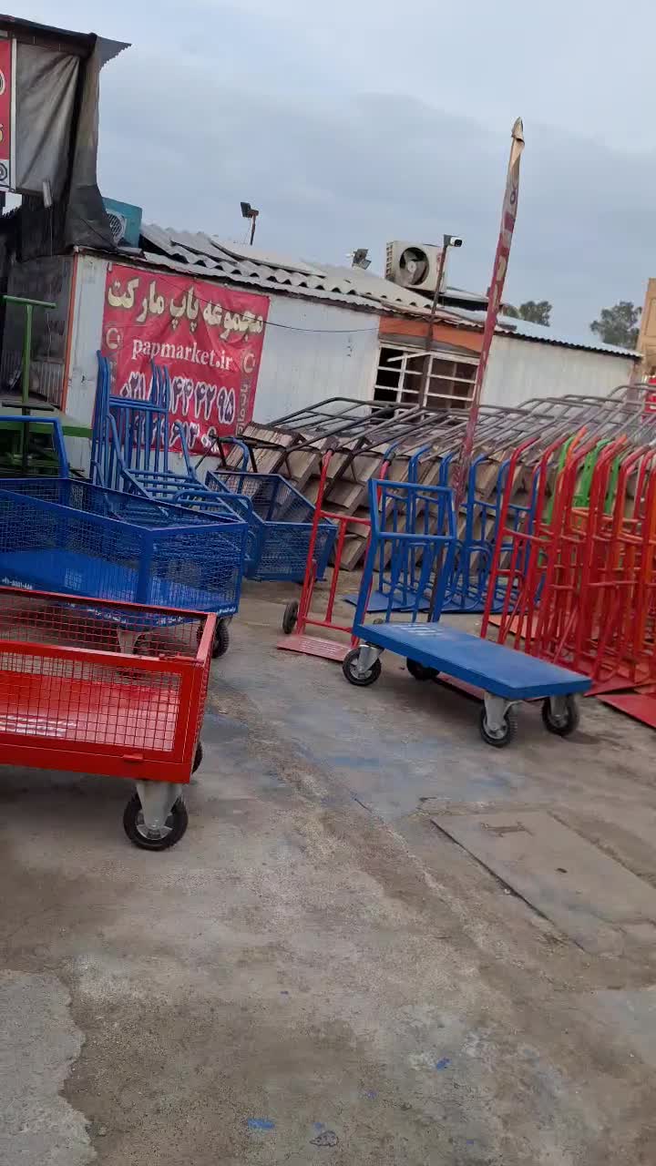 گاری نوشابه ای دو چرخ چهار پاپ باربر دستی (نوشابه)|فروشگاه و مغازه|تهران, اسفندیاری|دیوار