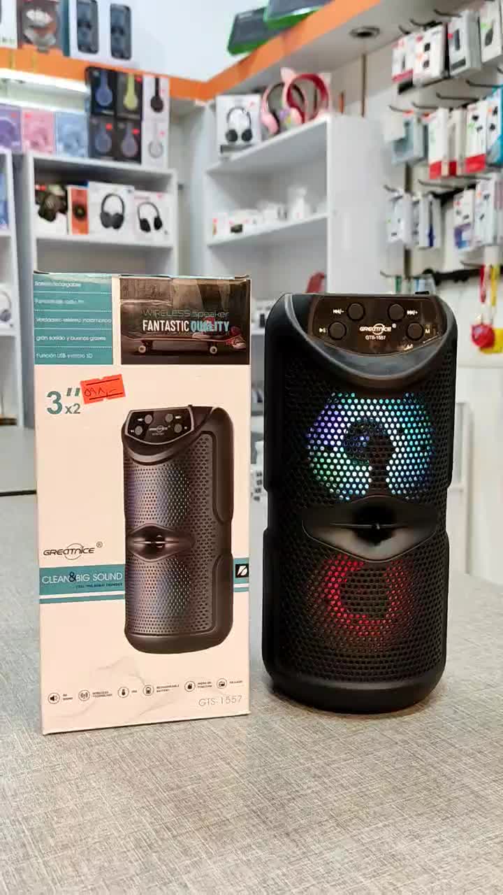 اسپیکر بلوتوثی چراغدار مدل GTS-1557|پخش‌کننده همراه|کرج, گوهردشت|دیوار