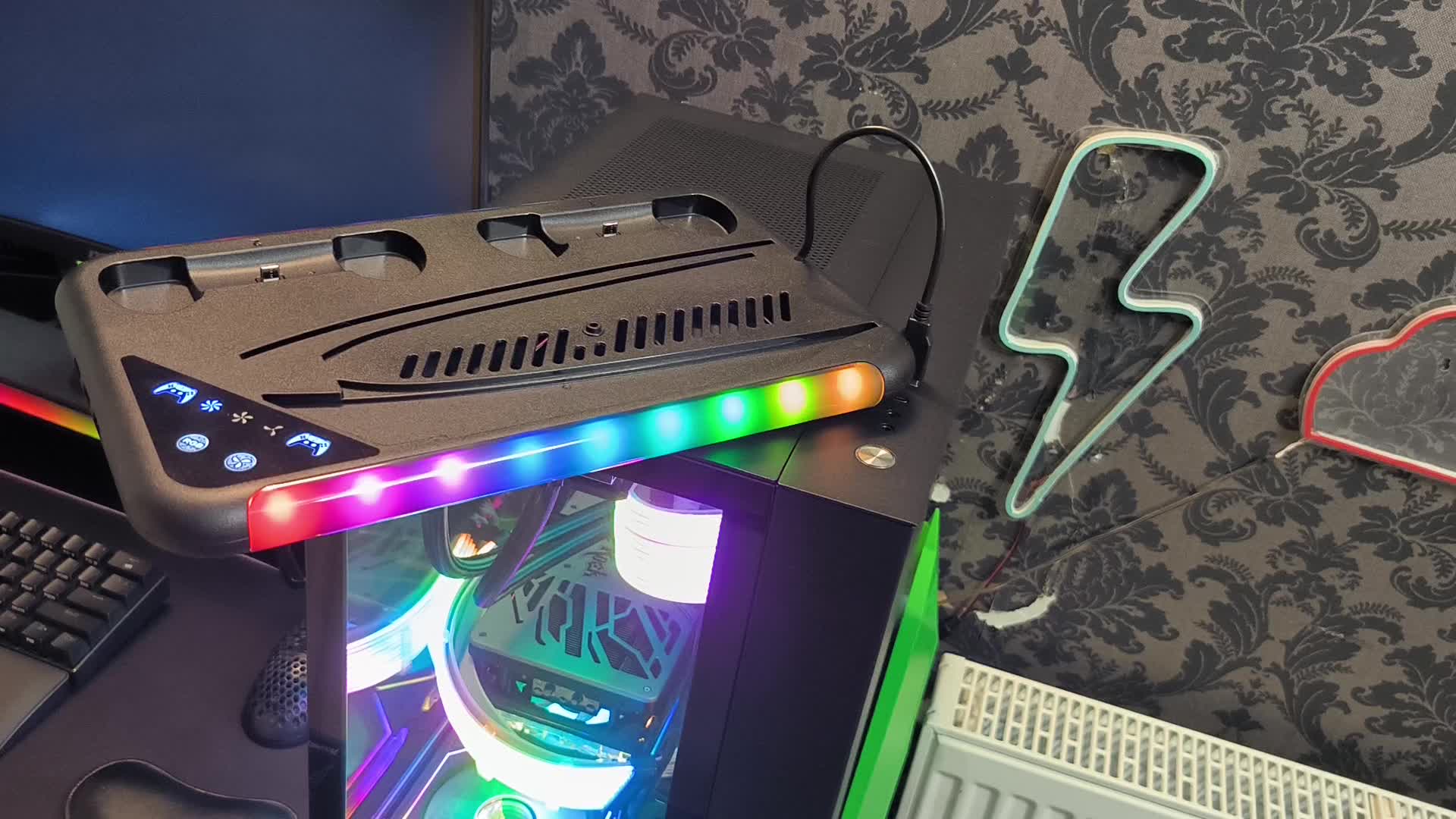 پایه چند کاره پی اس ۵ dobe|کنسول، بازی ویدئویی و آنلاین|پرند, فاز ۴|دیوار