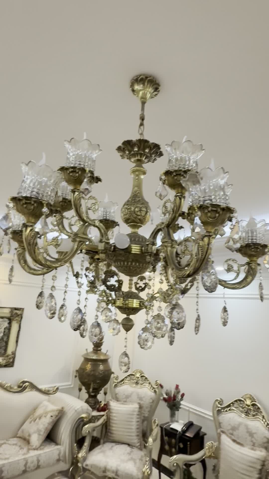 لوستر برنز سه عدد نو و استفاده نشده|لوستر و چراغ آویز|قزوین, |دیوار