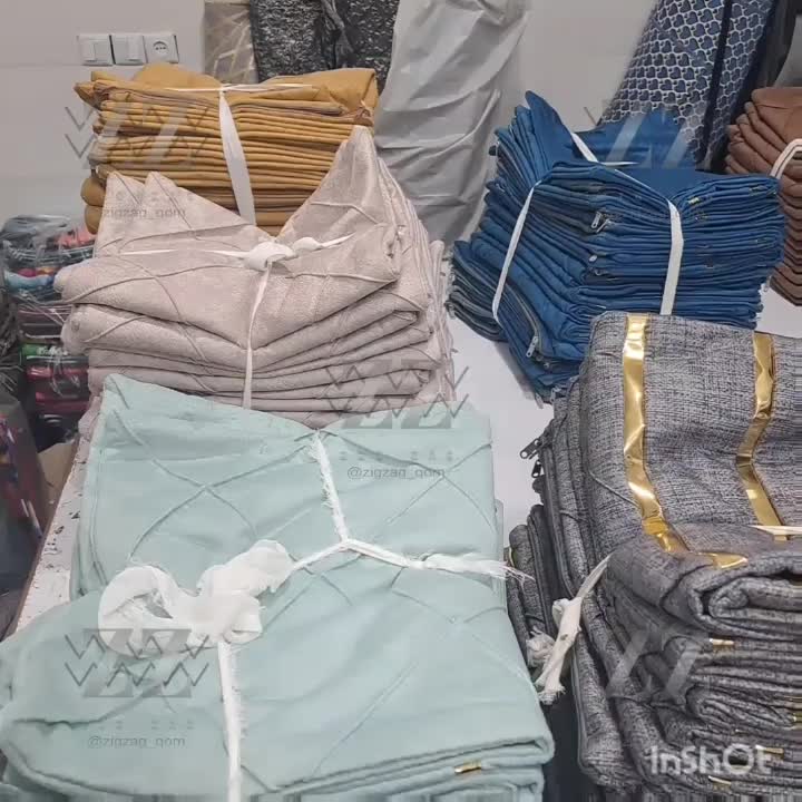 روبالشی نوار طلایی مخمل کالیفرنیا ( دورو ) / عمده|رختخواب، بالش، پتو|قم, چهل درخت|دیوار