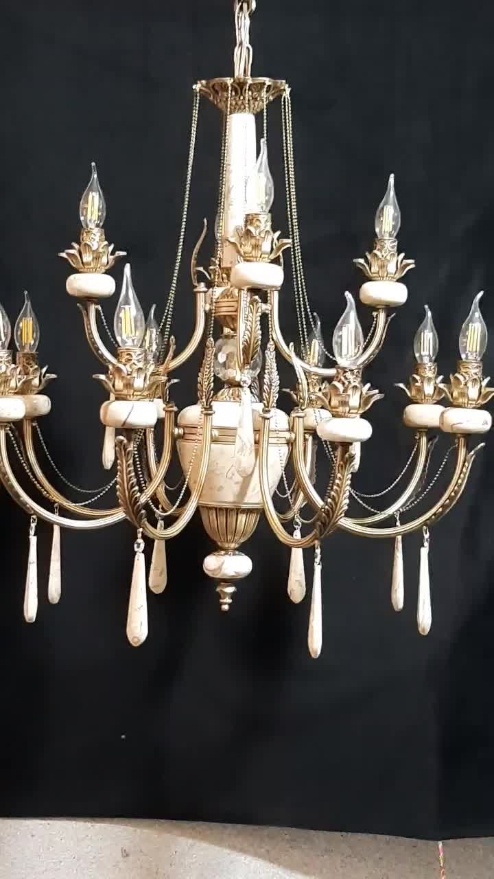 لوستر فلورا ۱۲ شاخه با چک ۳ ماهه بدون پیش|لوستر و چراغ آویز|تهران, امیریه|دیوار