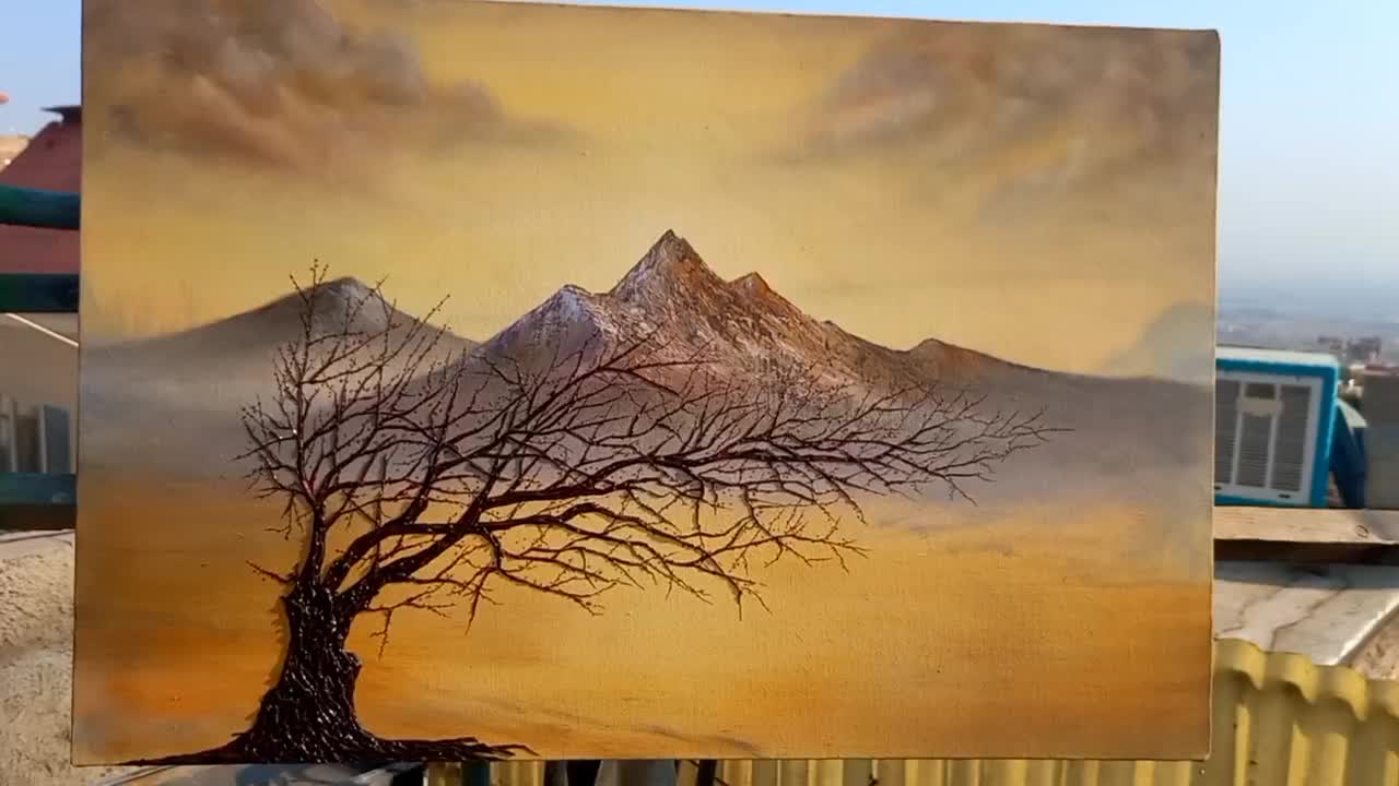 تابلو نقاشی سه تکه طلایی سفید خاکستری مینیمال چهره|تابلو، نقاشی، عکس|تهران, جنت‌آباد شمالی|دیوار