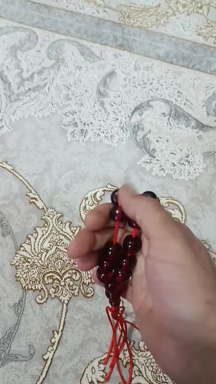 تسبیح آبحیات ۳۵ عددی طرح آلمان|بدلیجات|سرپل ذهاب, |دیوار