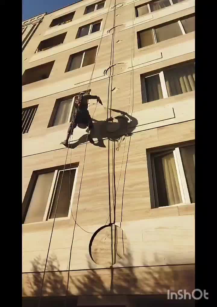 پیچ رولپلاک شستشو رنگ خدمات نما باطناب بدون داربست|خدمات پیشه و مهارت|کرج, مهرویلا جنوبی|دیوار