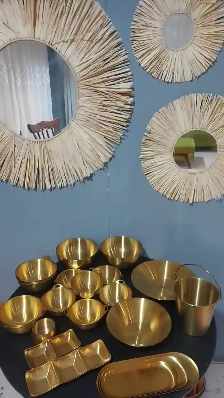 ست استیل طلایی (رنگثابت)|ظروف سرو و پذیرایی|بندر کنگان, |دیوار