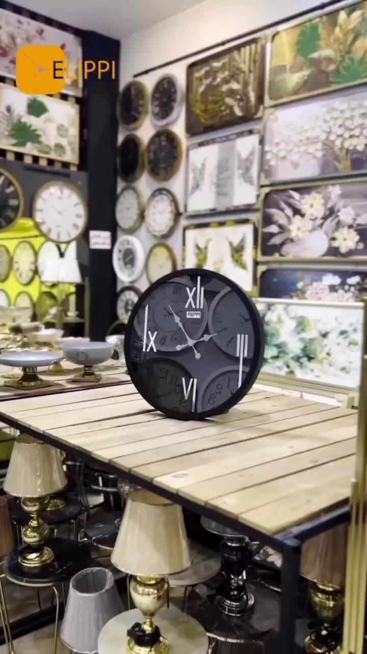 ساعت دیواری چوبی فانتزی جدید|ساعت دیواری و تزئینی|کرمانشاه, |دیوار