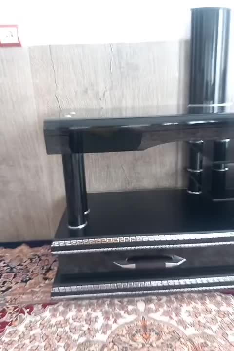 مبلوزیر تلویزیون چوبی شیشه ای نو|مبلمان خانگی و میز عسلی|نورآباد, |دیوار