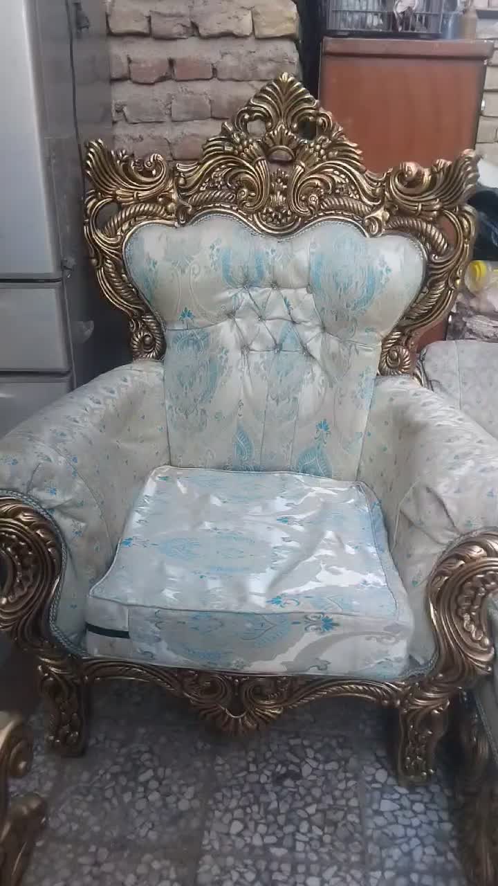 مبل ۹نفره سلطنتی با جلومبلی وعسلی|مبلمان خانگی و میز عسلی|کرمان, |دیوار