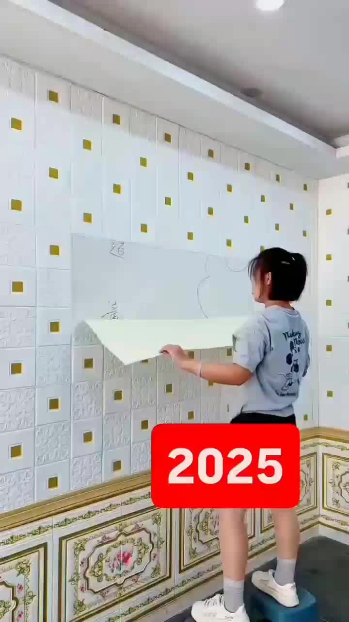 کاغذ دیواری فومی ضد رطوبت و مقاوم چسبی|مصالح و تجهیزات ساختمان|رشت, کوی حسینی|دیوار