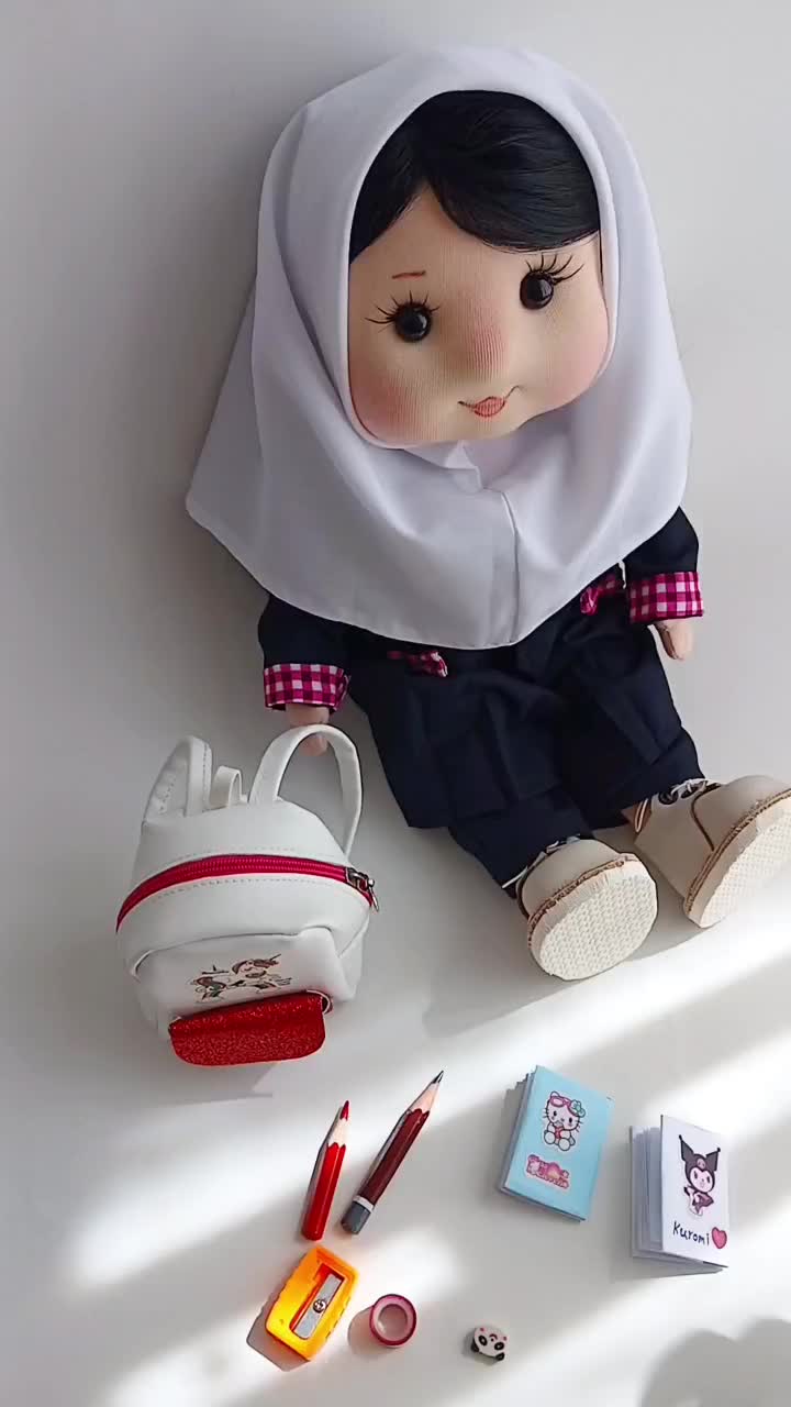 عروسک پارچه‌ای دست‌ساز 40 سانتی|اسباب‌‌بازی|اردبیل, |دیوار