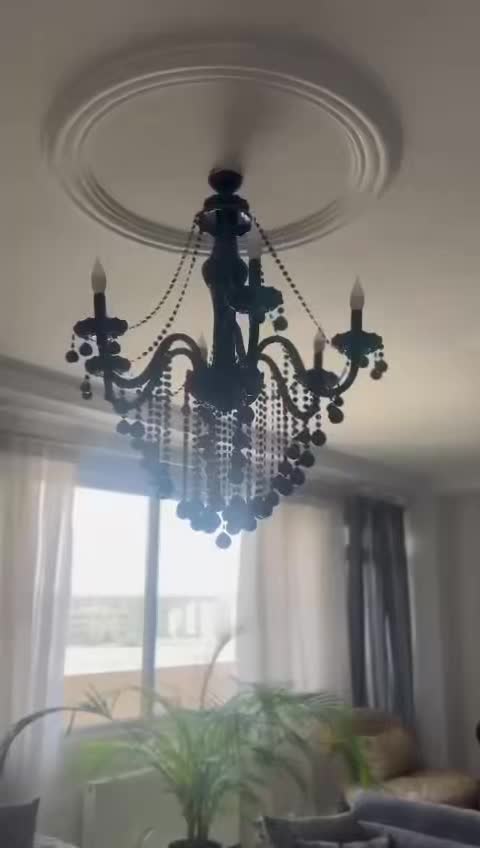 لوستر کریستالی|لوستر و چراغ آویز|کرج, شهرک بنفشه|دیوار