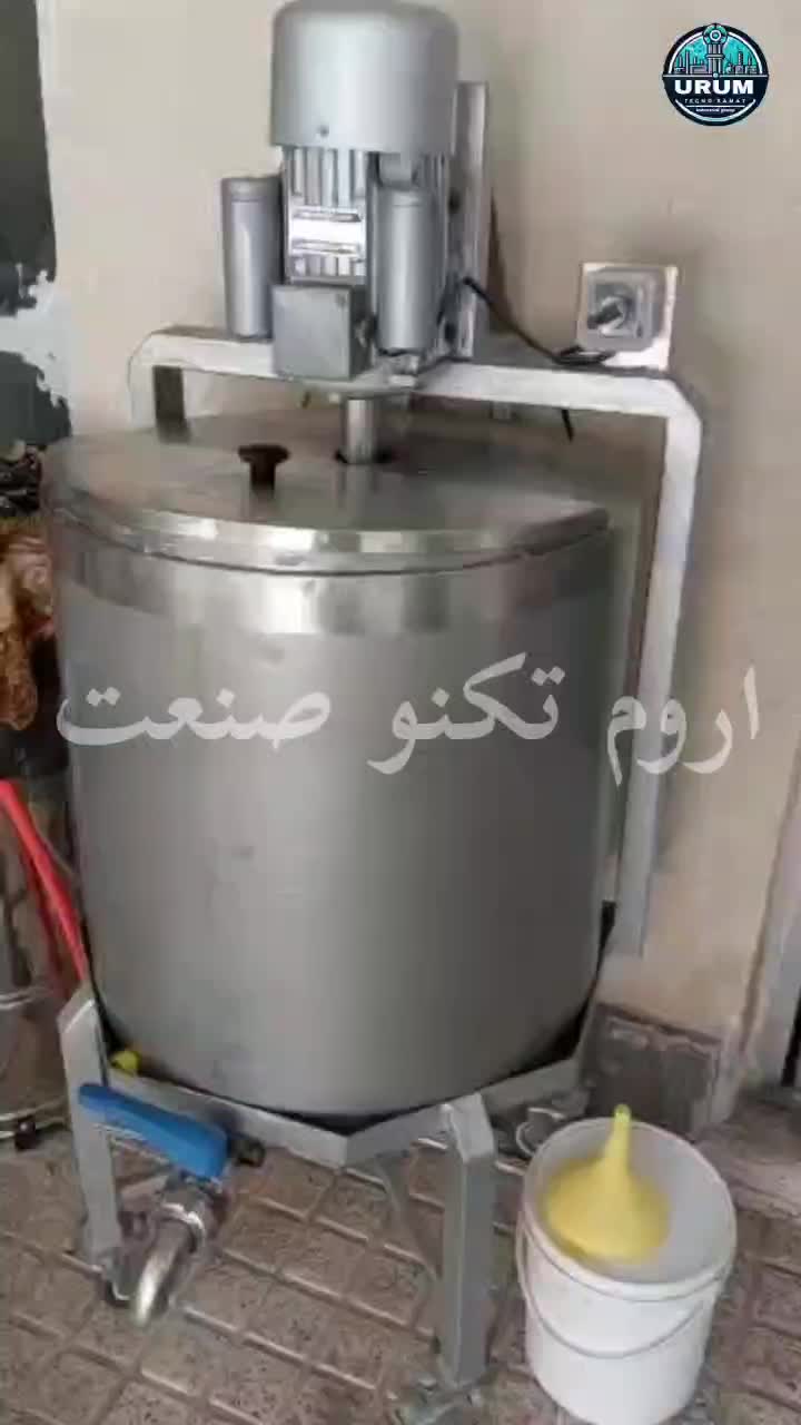 کره گیر 200 لیتری استیل دوغ زن کره ساز صنعتی|ماشین‌آلات صنعتی|تبریز, |دیوار