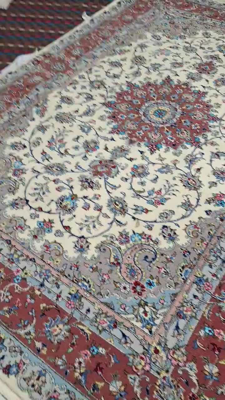 فرش ۶متری جفت کاشان ۴۴ خانه ۴ گل ابریشم|فرش|تهران, مینای شمالی (مخبر)|دیوار