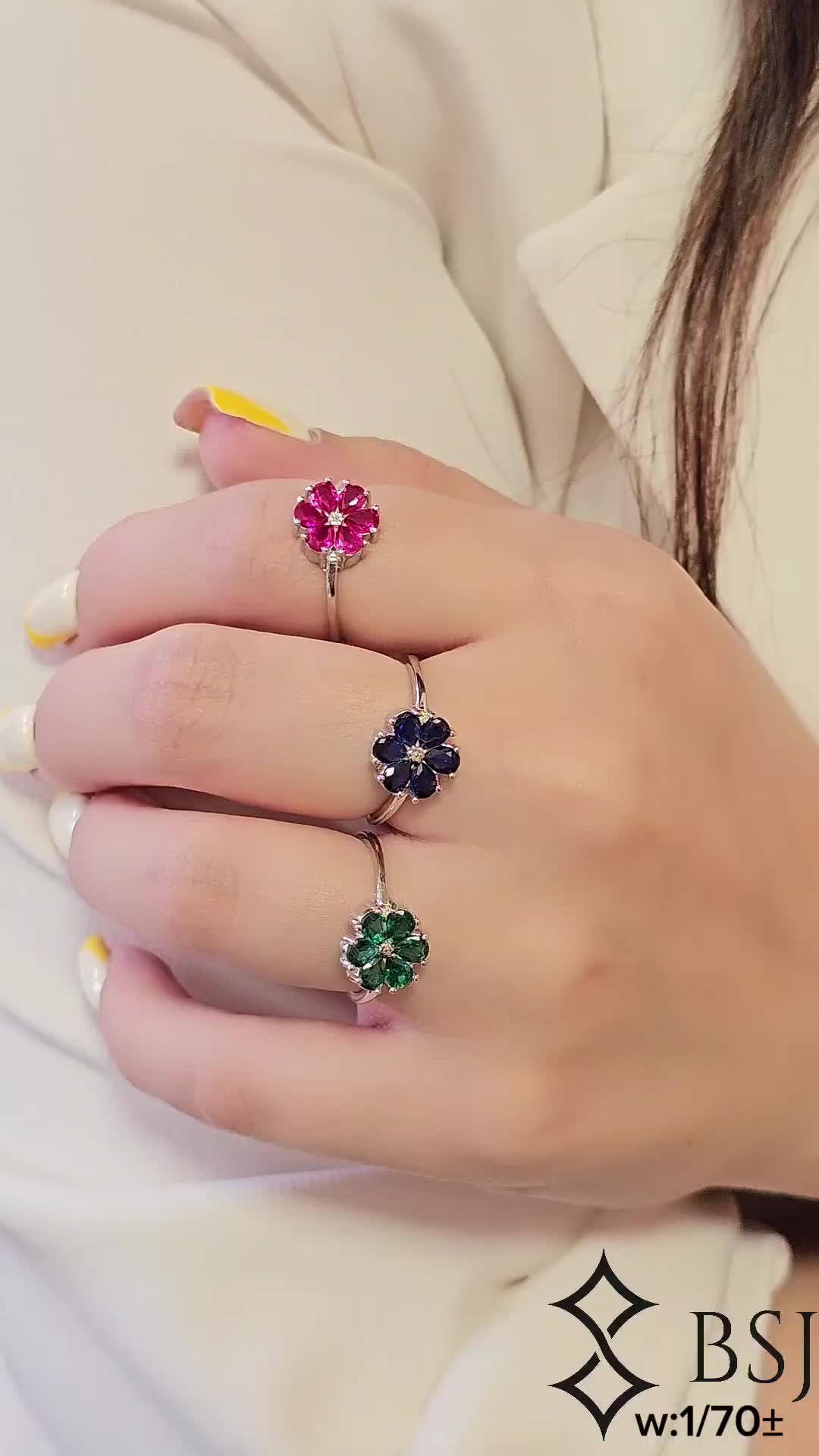 انگشتر جواهری تمام نقره مدل گل|بدلیجات|تبریز, |دیوار