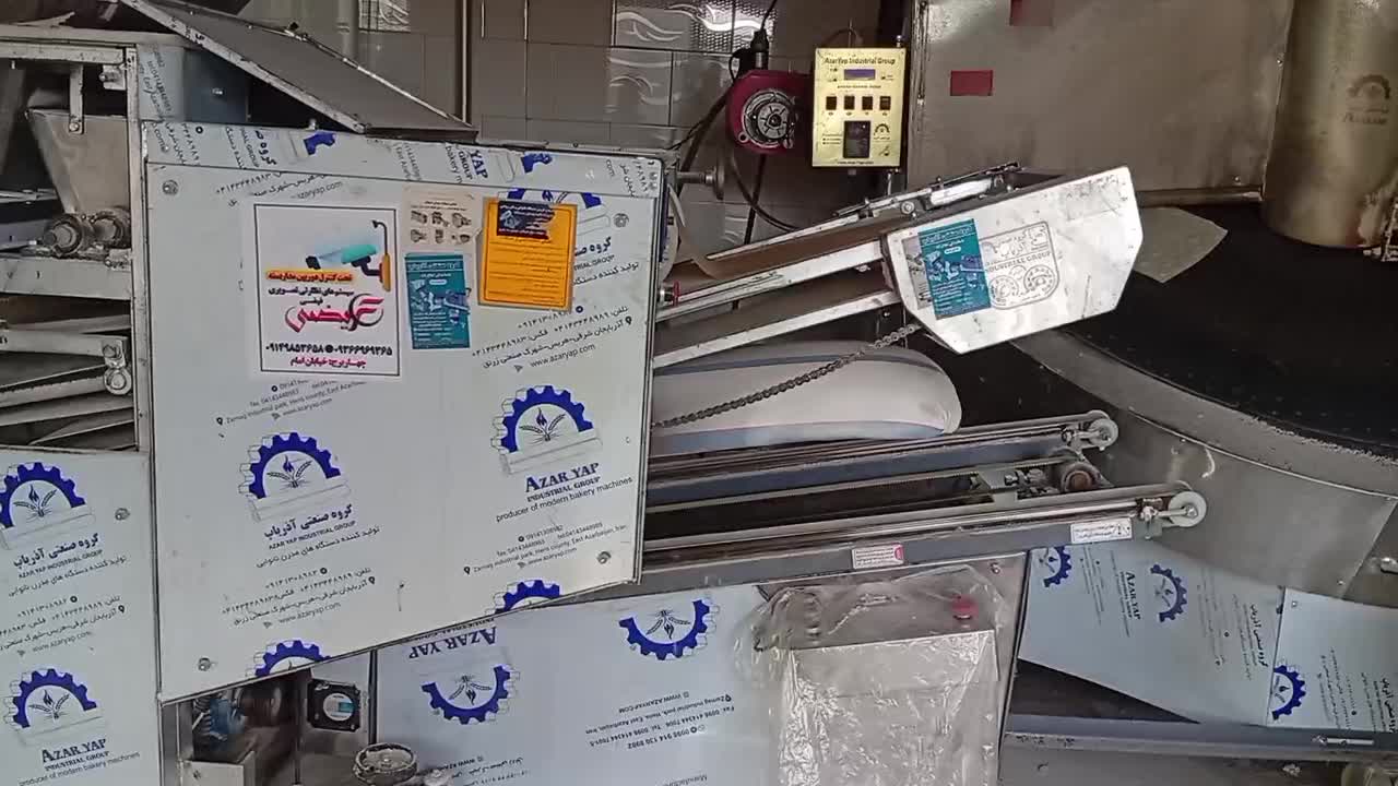 دستگاه نانوایی تنور شیب دار و رباط شاطر اتومات|ماشین‌آلات صنعتی|فیروزآباد (آذربایجان), |دیوار