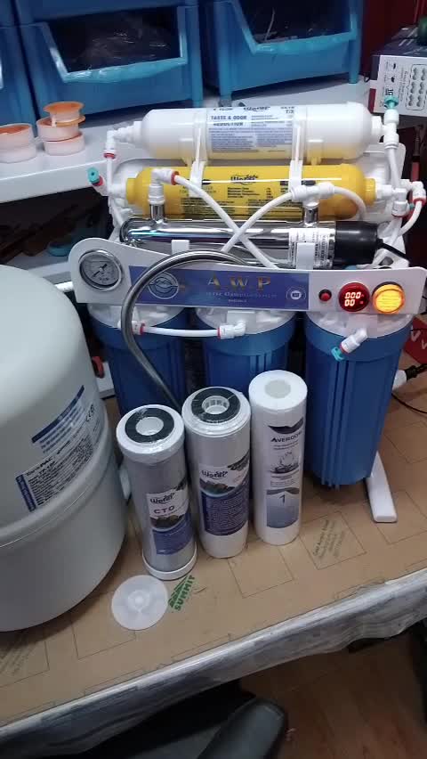 تصفیه آب تایوانی با آپشن uv+ساعت کار|آبسردکن و تصفیه آب|سنندج, |دیوار