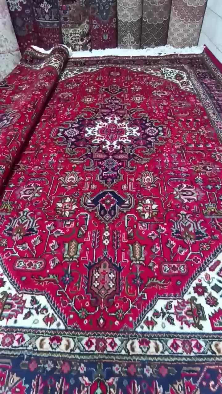 جفت شیش متری به هم جسبیده قبا بناب جدید اصل|فرش|خوی, |دیوار