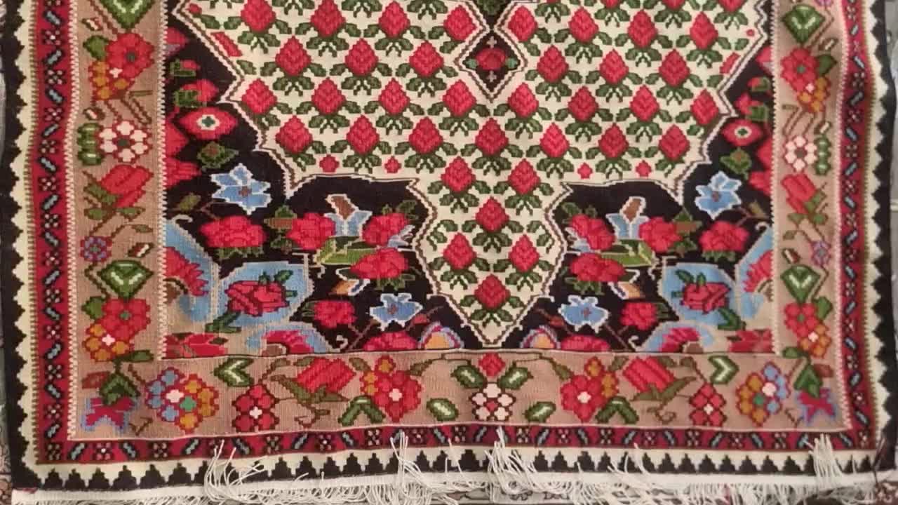گلیمچه دستباف بیجار ۱.۷۰ در ۱.۱۴ سانت|گلیم، جاجیم، گبه|تهران, راه آهن|دیوار