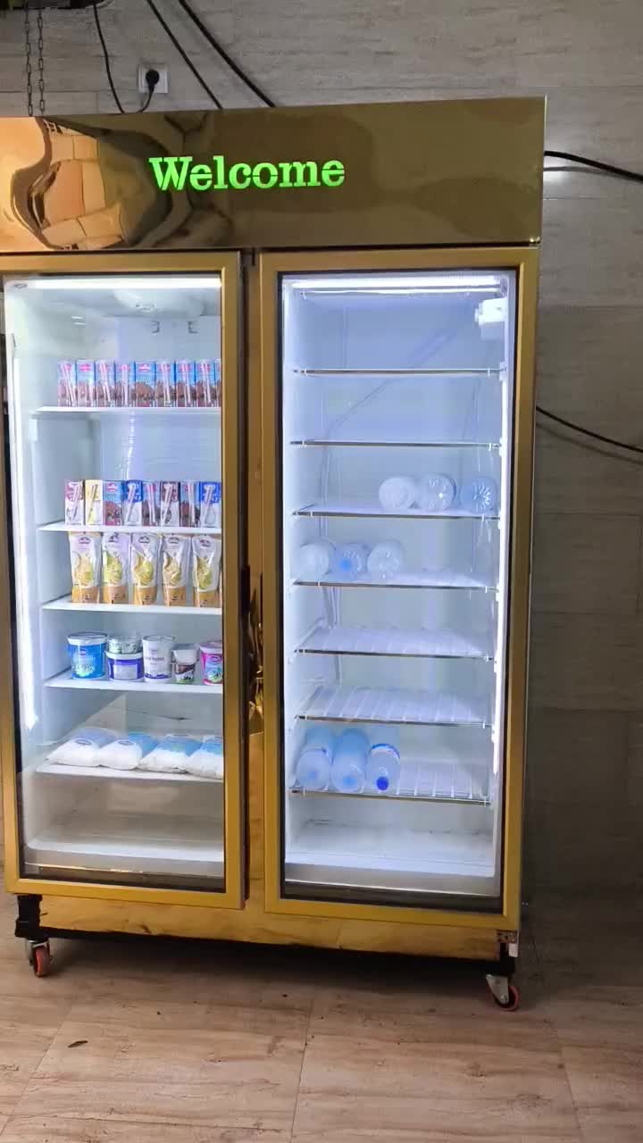 یخچال و فریزر دوقلو استیل طلایی دو موتوره|فروشگاه و مغازه|تهران, دولتخواه جنوبی|دیوار