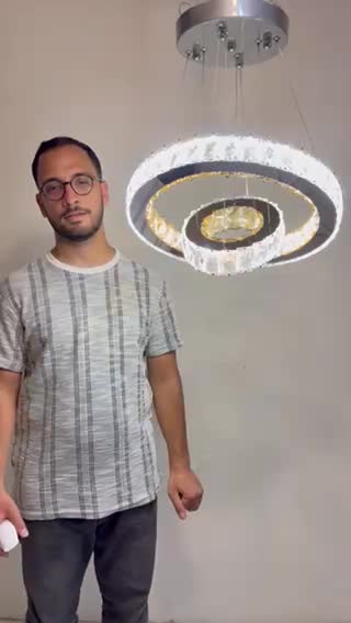 لوستر مدرن LED|لوستر و چراغ آویز|مشهد, ده دی|دیوار