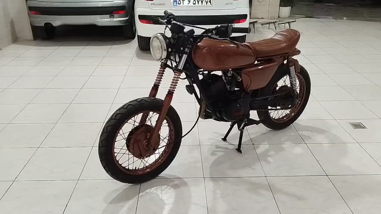 موتور کاستوم یاماها آرس125|موتورسیکلت|قزوین, |دیوار