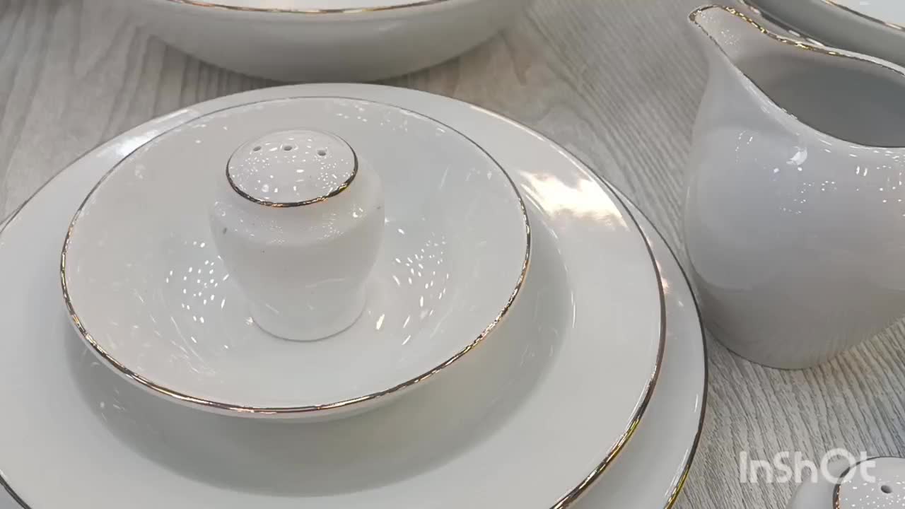 چینی لب طلا تقدیس|ظروف سرو و پذیرایی|مریوان, |دیوار