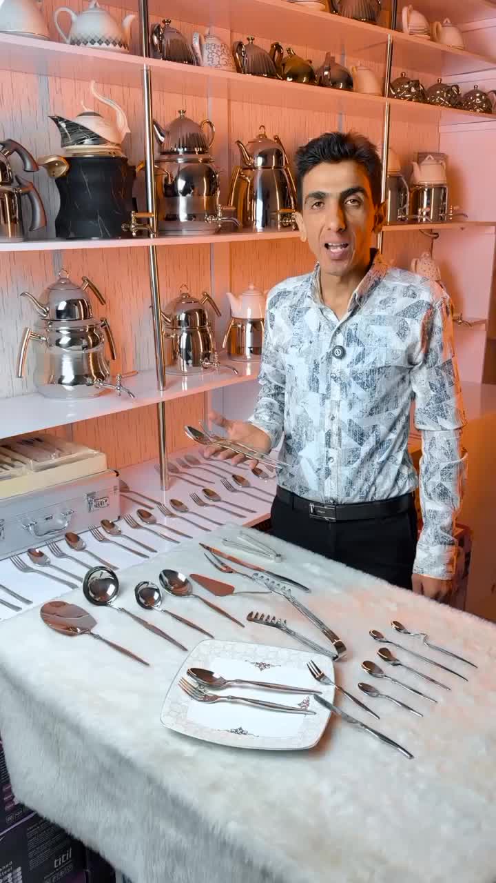 ۸۰مدل سرویس قاشق چنگال|ظروف سرو و پذیرایی|کاشان, شاهد|دیوار