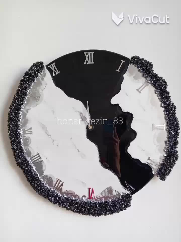 ساعت دیواری رزینی|ساعت دیواری و تزئینی|بیرجند, |دیوار