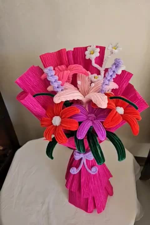 دسته گل مخملی|گل مصنوعی|اصفهان, کشاورزی|دیوار