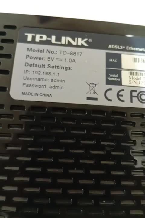 Modem RouterTP-LlNK. / TD8817|مودم و تجهیزات شبکه|همدان, |دیوار
