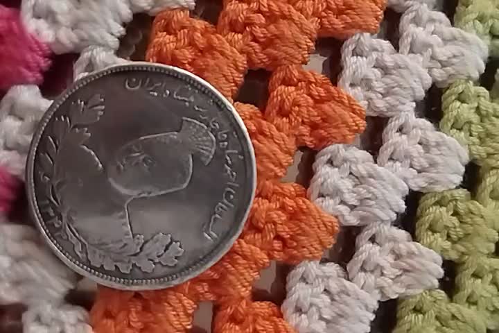 سکه قاجاری پنج هزار دیناری قدیمی نقره|کلکسیون سکه، تمبر، اسکناس|تهران, جیحون|دیوار