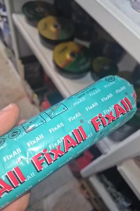 چسب پلی اورتان مشکی و سفید سوسیسی یا کالباسی|عمدهفروشی|کیش, |دیوار