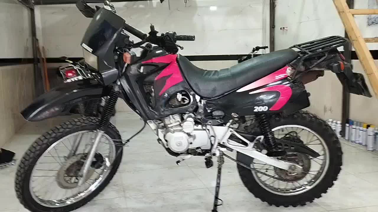 موتور تریل 200 وحشی|موتورسیکلت|ماسال, |دیوار