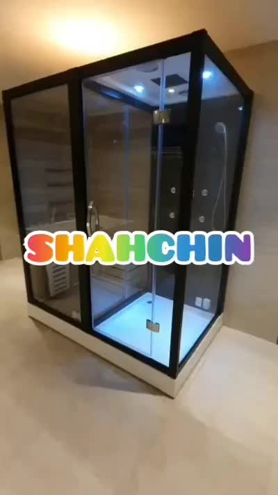 کابین دوقولوی سونا بخار و خشک نصب در قم دوش جکوزی|لوازم حمام|قم, باجک یک|دیوار