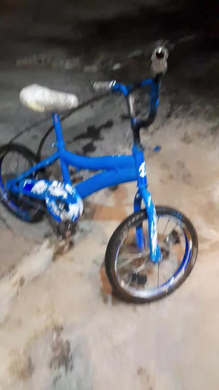 دوچرخه آبی دسته دوم . لاستیک نو هیچ مشکلی نداره|دوچرخه، اسکیت، اسکوتر|شاهین دژ, |دیوار