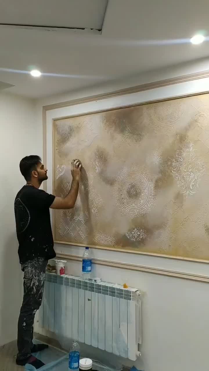 اجرای میکروسمنت، پتینه، نقاشی دیواری، طرح سنگ|خدمات پیشه و مهارت|کرمان, |دیوار