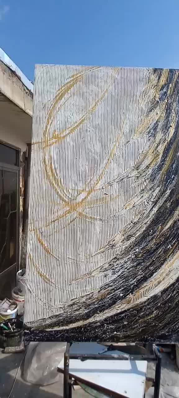 تابلو برجسته نقاشی تابلوی ابستره مدرن مینیمال شاسی|تابلو، نقاشی، عکس|تهران, جنتآباد شمالی|دیوار