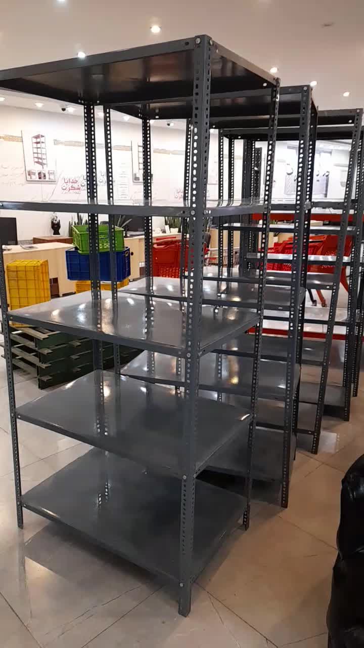 قفسه طوسی رنگ انبار|فروشگاه و مغازه|رباطکریم, شهرک صنعتی پرند|دیوار